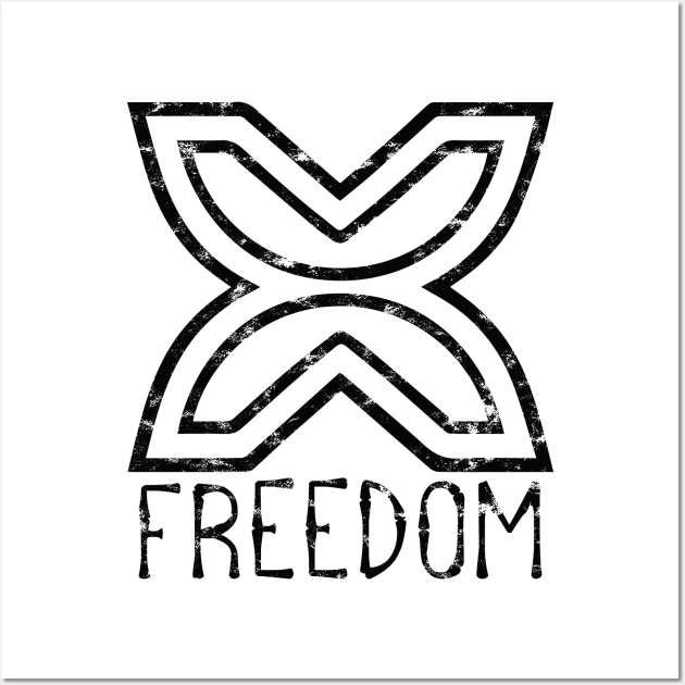 African Sankofa Symbol "Freedom" Black Wall Art by Vanglorious Joy